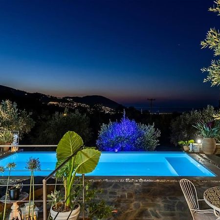 Skopelos Blue Heaven Pool Villa In Olive Grove 외부 사진