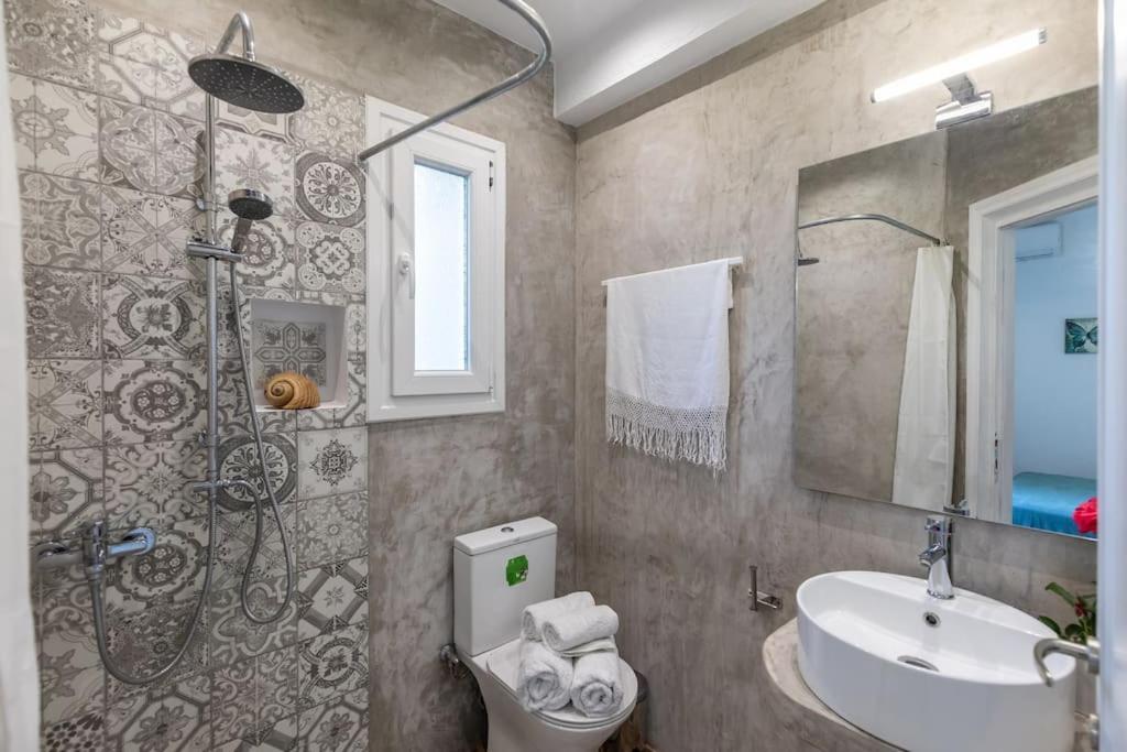Skopelos Blue Heaven Pool Villa In Olive Grove 외부 사진